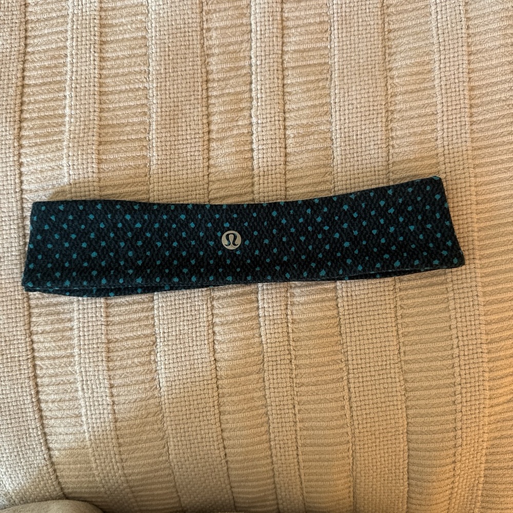Lululemon Black and Blue Headband